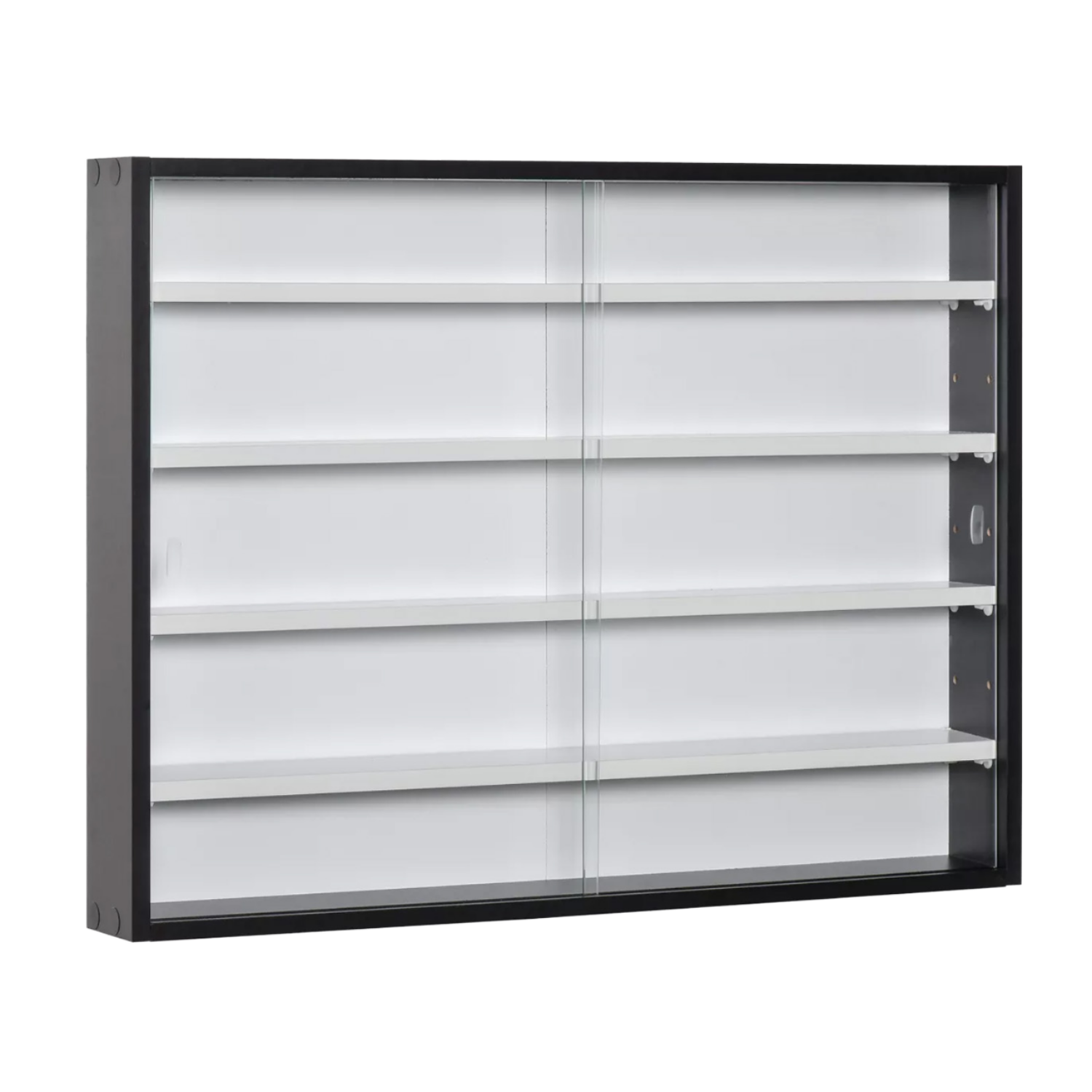 Retail Display Wall Single-sided Multi-layer Adjustable Shelf Height Metal Supermarket Display Stand Grocery Store Shelf