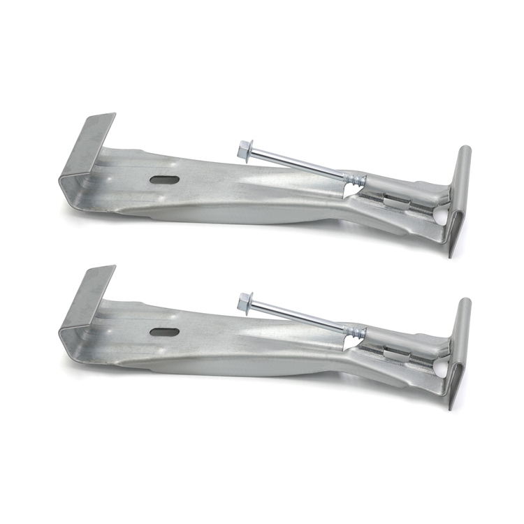6" Galvanized Steel K-style Quick Screw Gutter Hanger with 1/4 Inch Nut Driver