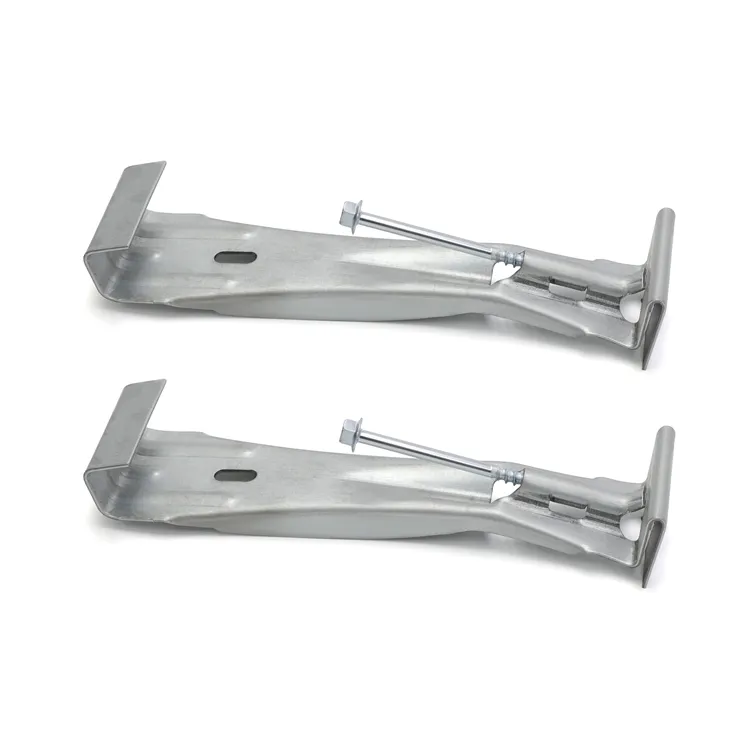 6" Galvanized Steel K-style Quick Screw Gutter Hanger with 1/4 Inch Nut Driver 1.2mm