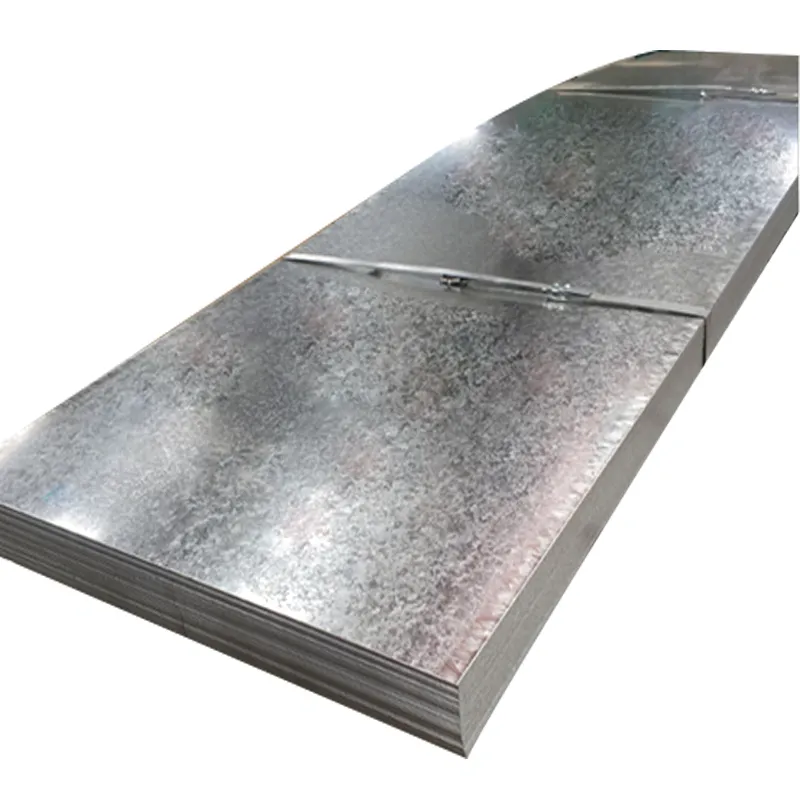 Dc01 Zinc Coated 4x8 26 Gauge 0.5mm Thick Galvanized Steel Sheet GS Certified Cutting Sheets Bending Processing