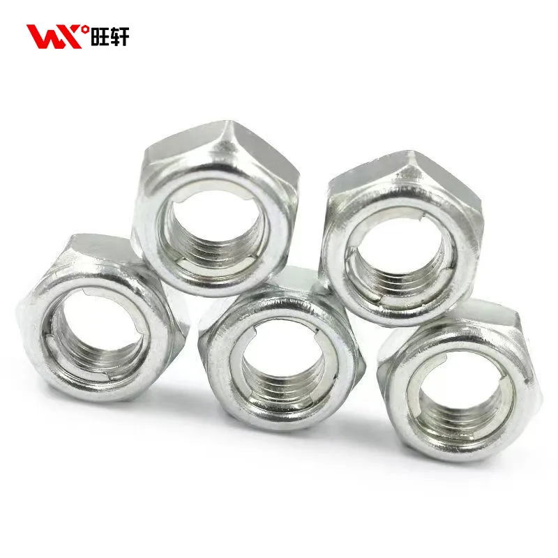 Zinc Plating M3 M4 M5 M6 Locking Grade Class 4.8 8.8 10.9 12.9 Din985 Carbon Steel Nylon Nut