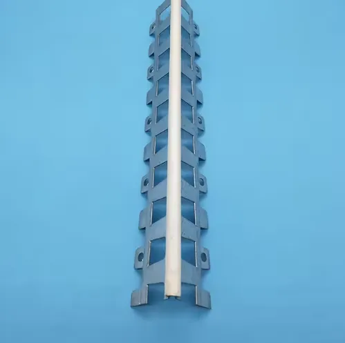 Galvanized Steel Profile with PVC and Vinyl Tips Impact-Resistant for Coloured Facade Decoration