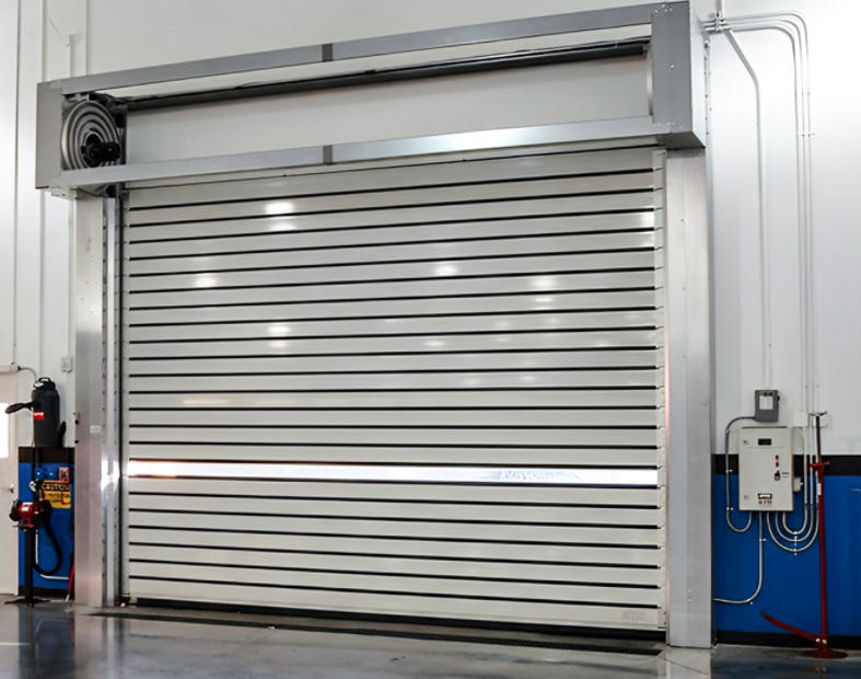 Industrial Anti-Theft Turbo Hard Spiral Shutter Rolling Door Durable Workshop Warehouse Modern Style Finish for Supermarket Use