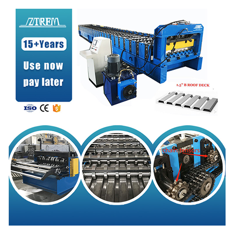 ZTRFM Factory Custom Floor Deck Rolling Forming Machine Metal Deck Roll Forming Machines