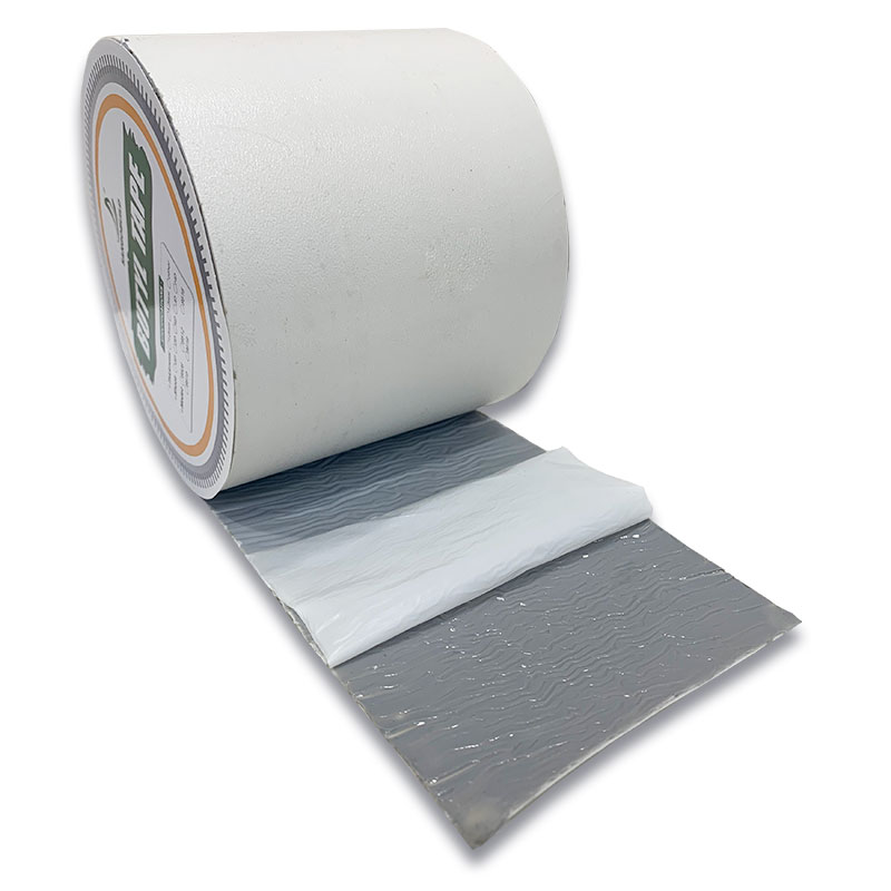 High Sticky Aluminum Foil Butyl Rubber Tape Self Adhesive Quality TPO Roofing Waterproofing Butyl Rubber Tape