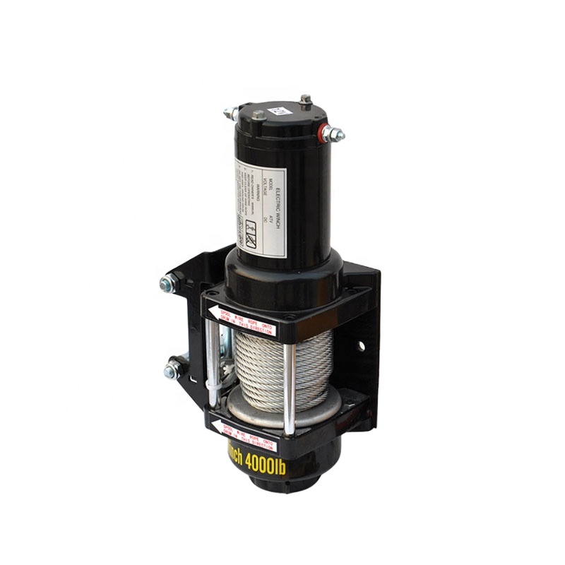 12v Boat Winch Motor Electr Platform Electric Boat Lift Winch with 110v Electric Cable Pulling Winch 300kg