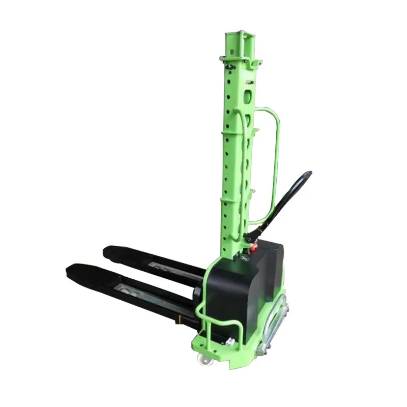 500kg 1500kg Self-Lifting Pallet Loader Semi Electric Self Load Lifting Portable Self Loading Stacker 1300+1 Ton+JT-3