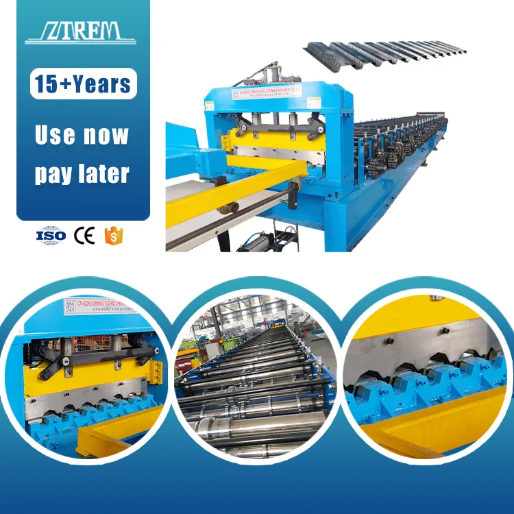Zhongtuo Steel Roofing Decks Machine for Making Type B Metal Roof Deck 80 KSI (Wide Rib)