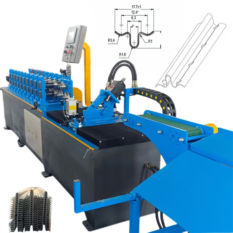 Zhongtuo Plaster Beacon 6mm*3.0m Roll Forming Machine Metal M6 M10 Beacon Channel Machine