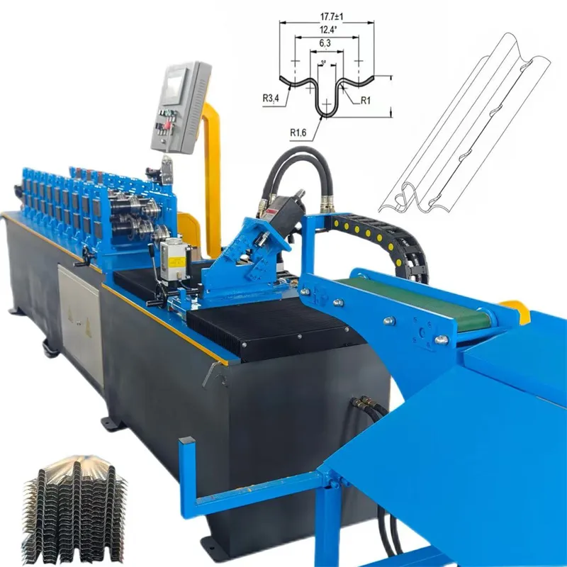 Zhongtuo Plaster Beacon 6mm*3.0m Roll Forming Machine Metal M6 M10 Beacon Channel Machine Up to 70 m/min (Adjustable)+ZTRFM Metal M6 M10 Beacon Channel Machine+550