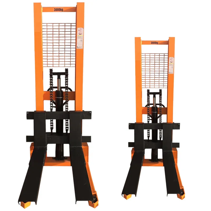 Hot Selling 1000kg 3000kg 3 Ton Pump Weigh Hydraulic Hand Forklift Trolley Truck Price Manual Hand Stacker CTY-03+2500 mm+3 Ton