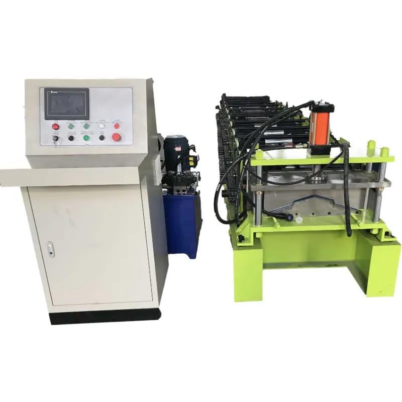 Full Automatic Steel Roof Panel Ridge Cap Roll Forming Machine with Gear Transmission Engine/Motor Pump for Durable Roof Systems
