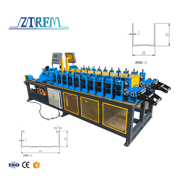 For High Productivity Roof Use Light Gauge Steel Truss Roll Forming Machine with Gear & Motor CE ISO Certified