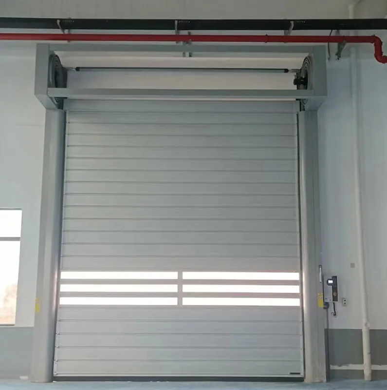 CE Certified Fast Roller Shutter Door Energy-saving High Speed Spiral Door Explosion-proof Rapid Doors With Automatic Motor Other