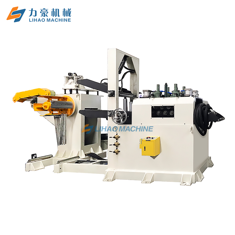 2 in 1 Decoiler and Straightener for Sheet Metal with Motor High Precision Leveling and Material Handling New 380V 3PH