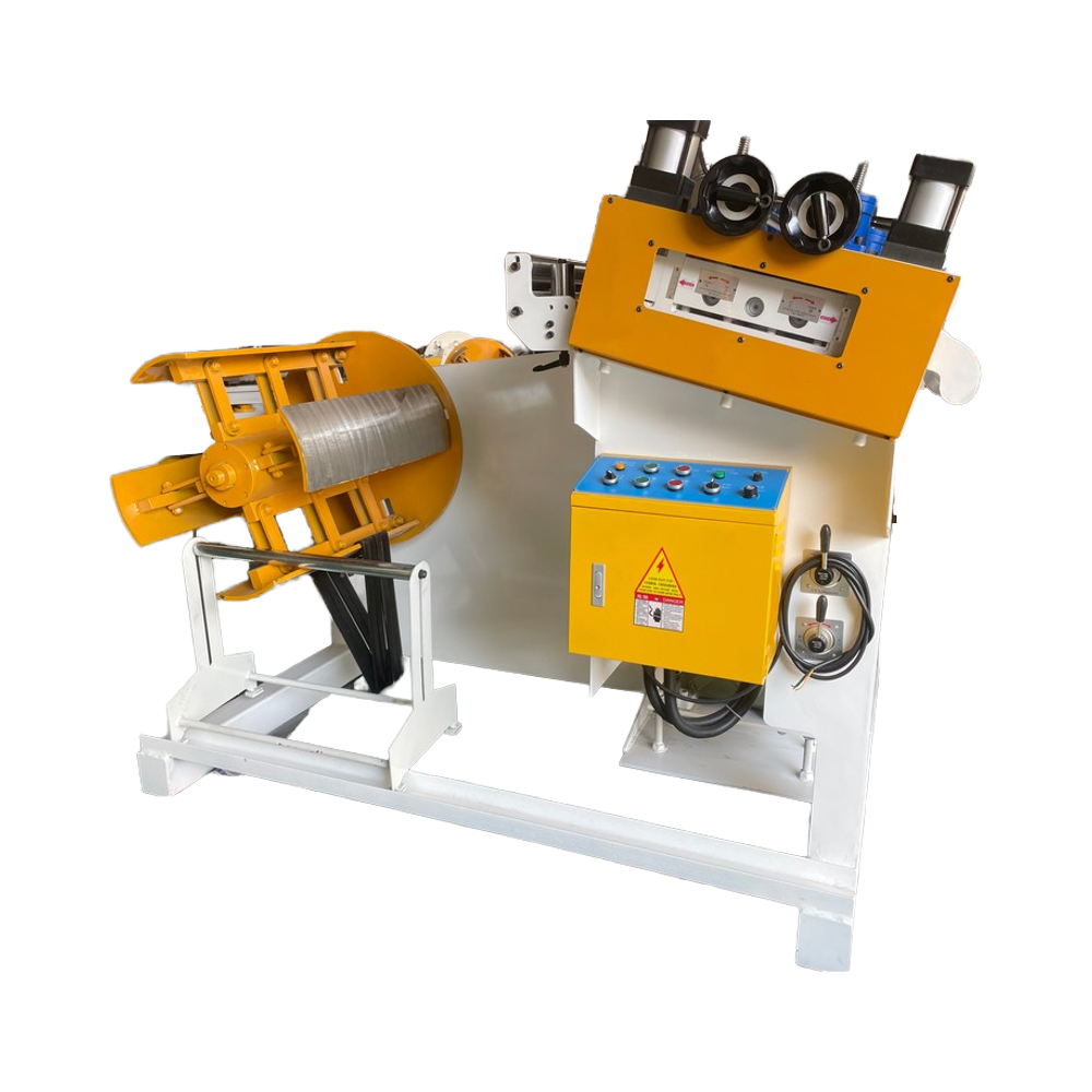 Automatic Motor-Driven High Productivity Sheet Metal Uncoiler Straightener for Industrial Use
