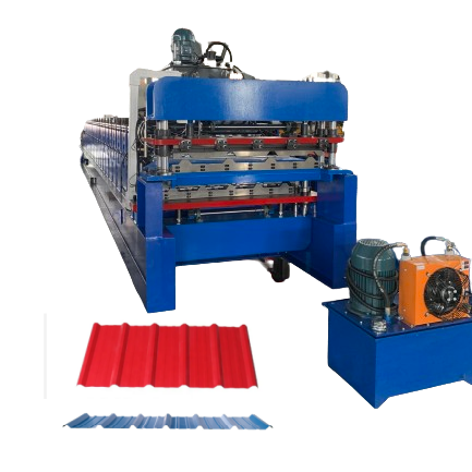 Double Layer Roofing Sheet Machine TR4 TR5 TR6 TR8 Arching Machine with Gear & Bearing PLC Control Remote Monitoring