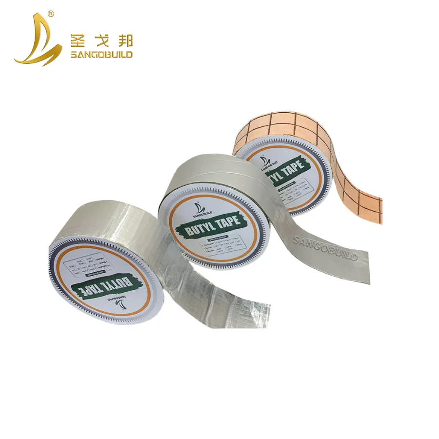 Repair Waterproof Butyl Tape Adhesive Strong Membrane Roll Rubber Sealant Roof Butyl Tape 10mm