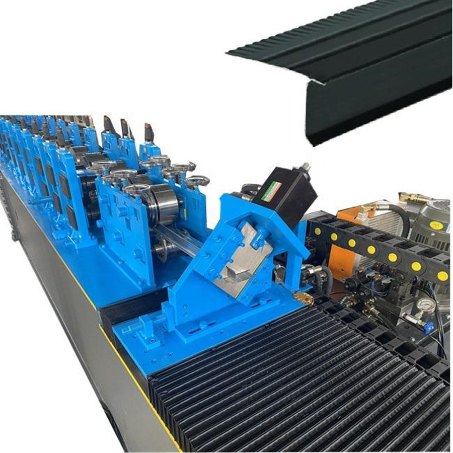 D Style Drip Edge Roll Former Aluminum PPGI Trim Profile V Shape Forming Machine