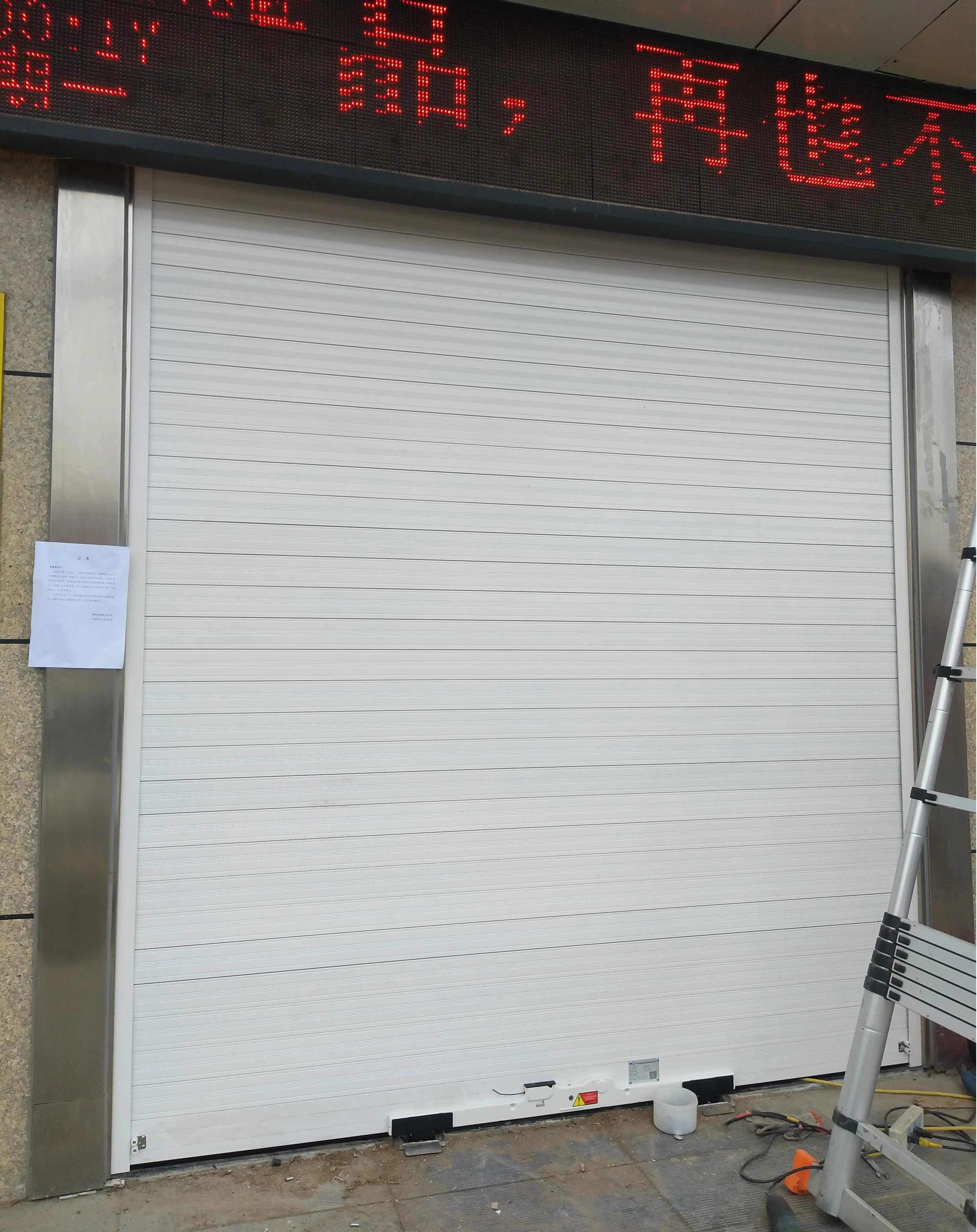 Wholesale Automatic Industrial Rapid High-Speed Aluminum Door Fast Rolling Windproof Feature Finished Surface for Garage Use