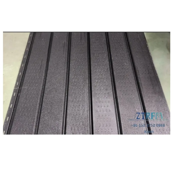 For ZTRFM Reputable Manufacturer Supplier Aluminum Metal Roofing Soffit Panel Machine USA Canada Motor Bearing Pump Gear Gearbox 15-25m/min+soffit+13kw