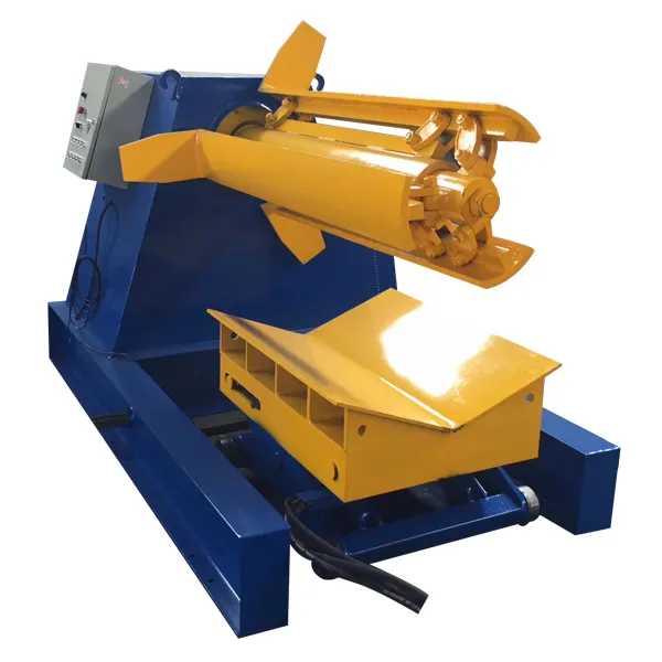 ZTRFM Full Automatic Decoiler Machine 10 Ton Hydraulic Un-coiler With Coil Turn Over Loading Car 5000+PLC, Motor, Gear+Hebei,China+2 Years+ZTRFM