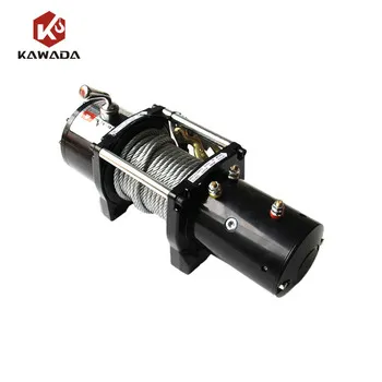 Factory Offroad SUV Winch 12V 3000-20000lbs 24V 48V Car Electric Winch with Remote Control and Rope Guide Dc Winches+2000LB(907.18kg)