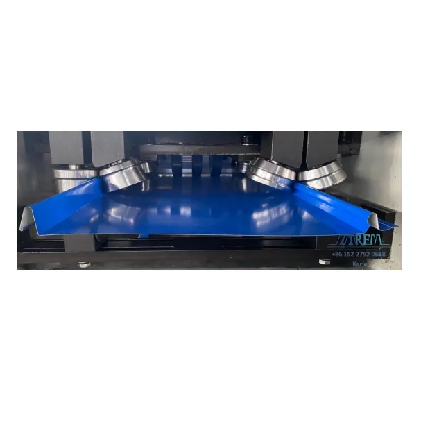 ZTRFM OEM ODM Metal Tiles Making Machinery Standing Seam Roll Forming Machine 15-25m/min+soffit+13kw
