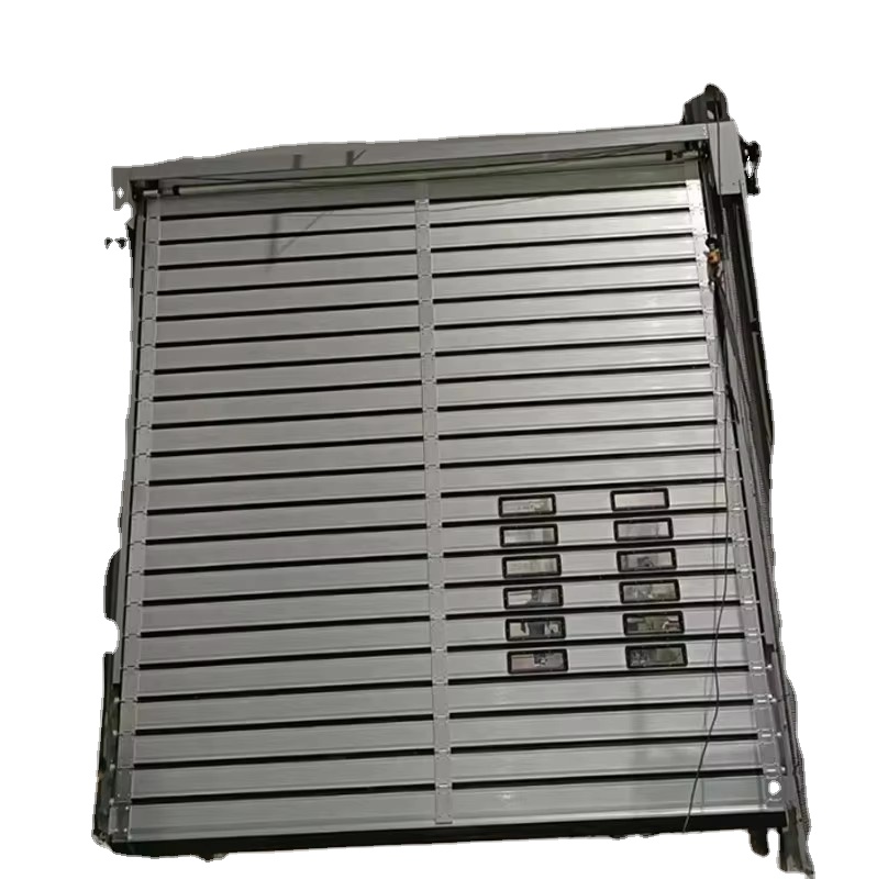 Industrial Hard Fast Rolling Door with Transparent Insert for Logistics Center