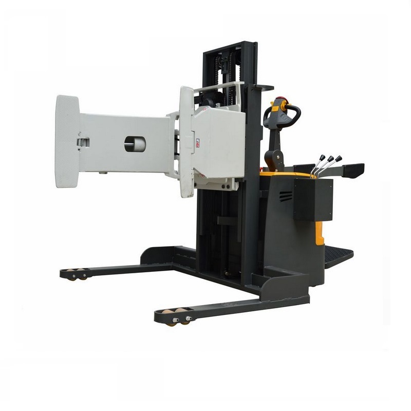 Rubber Roller 1.5ton Paper Roll Clamping Stacker Drum Lifter Forklift Paper Roll Clamp Stacker Paper Roll Clamp Forklift