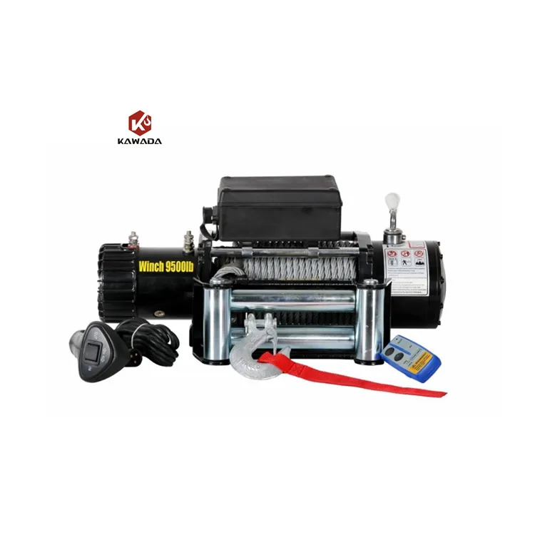 China 12V 24V 48V 9500 lb 9500 Lbs 9500lbs 12v Electric Winch Dc Motor 12v Electric Boat Anchor Winch Dc Winches+2000LB(907.18kg)