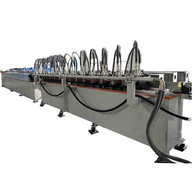 Automatic Galvanized Steel Gypsum Board Main Cross T Grid Ceiling Roll Forming Machine T bar Making Machine