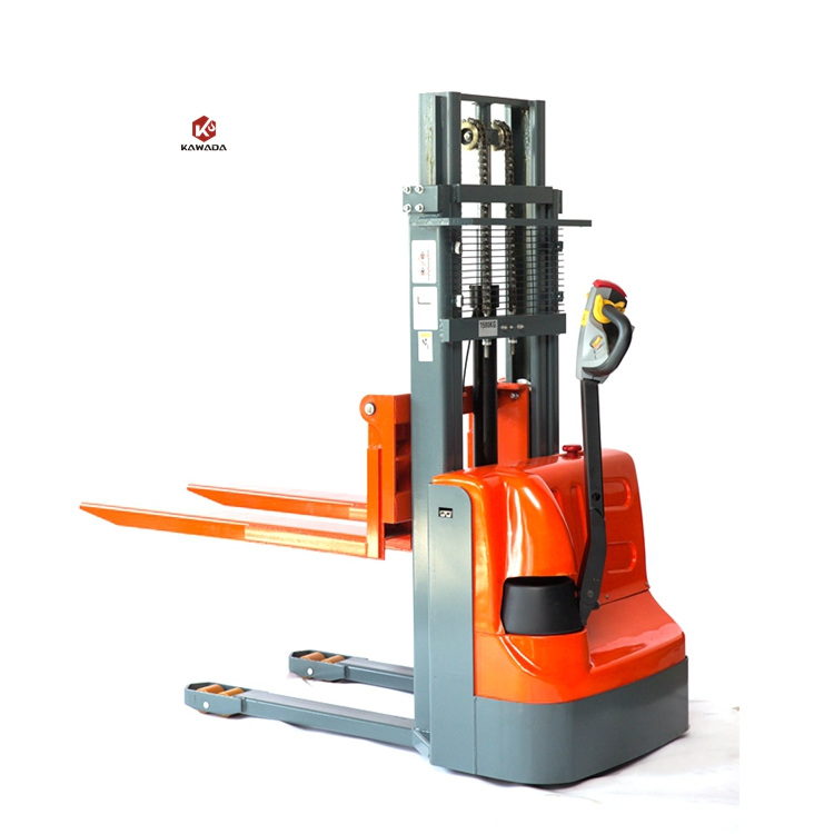 China Best Price 1.5t 2t 3t 12v Mini Manual Maximal Electric Stacker Battery Forklift Standing Electric Pallet Truck