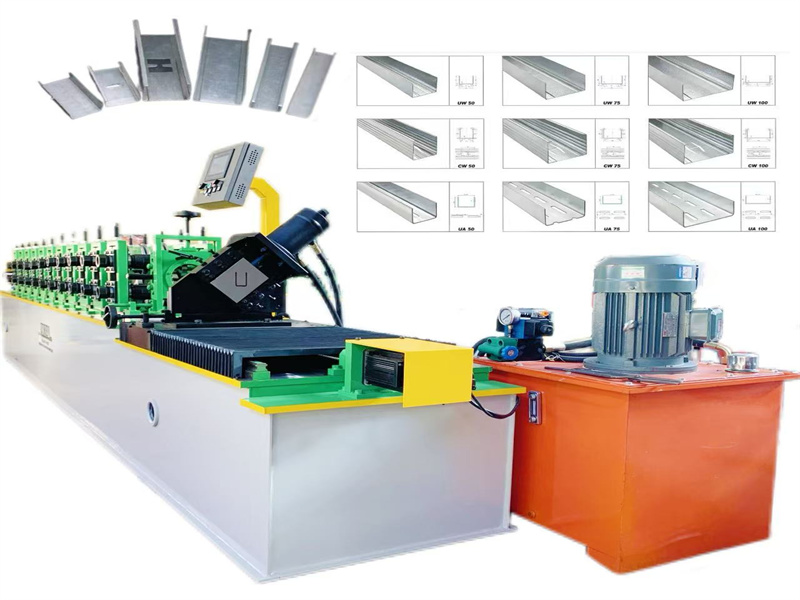 Zhongtuo Metal Stud and Track Roll Forming Machine Light Keel C U Channel Machine