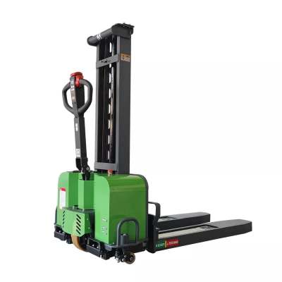 500kg 700kg 1 Ton 1.3M Self Lifting Portable Forklift Electric Stacker Self Loading Portable Self Steel Forklift