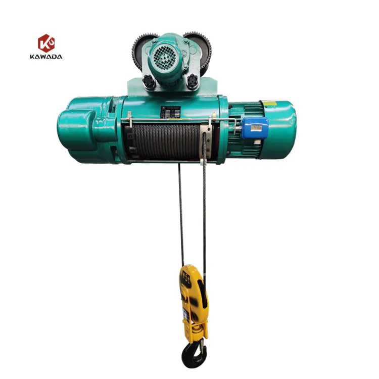 Workshop Electrical 220V 380V 60HZ CD MD Polipasto Electrico Cable Electric Wire Rope Lifting Hoist with Electric Trolley 0.5 Ton+CD/MD 0.5T 1T 2T 3T 4T 5T 6T 7T+12 m