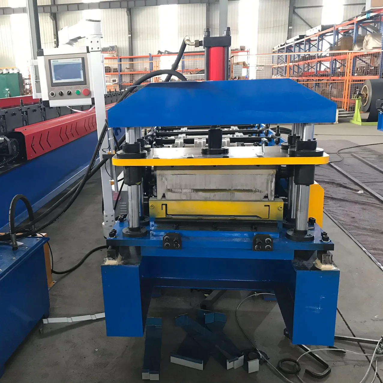 OEM ODM Customized Zinc Standing Seam Cladding Steel Roofing Sheet Roll Forming Machine High-Accuracy Gear Bearing Motor CE ISO 15 m/min+5.5 kw