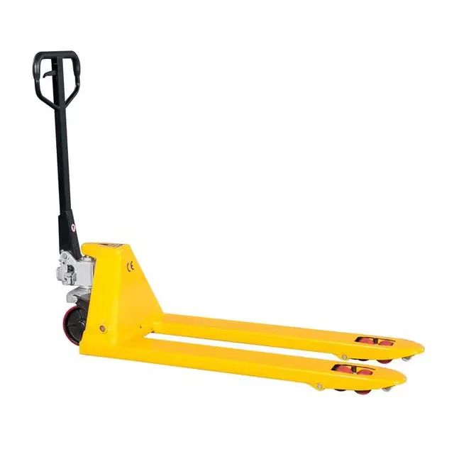 2.5 Ton Manual Hydraulic Forklift with 1220mm Fork Length, 550mm Width, Reliable Nylon/PU Wheel Design