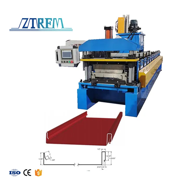 ZTRFM New Product Customization Standing Seam Metal Roof Welding Machine Standing Seam Metal Roof Seam Machine 5.5 kw+25 M/min