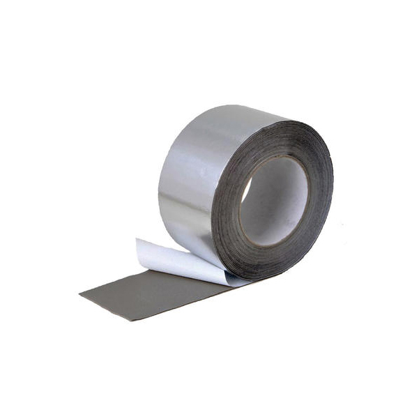 Factory Price 1.0mm Aluminum Foil Butyl Rubber Waterproof Roof Tape Sealing Repair Roof Butyl Tape