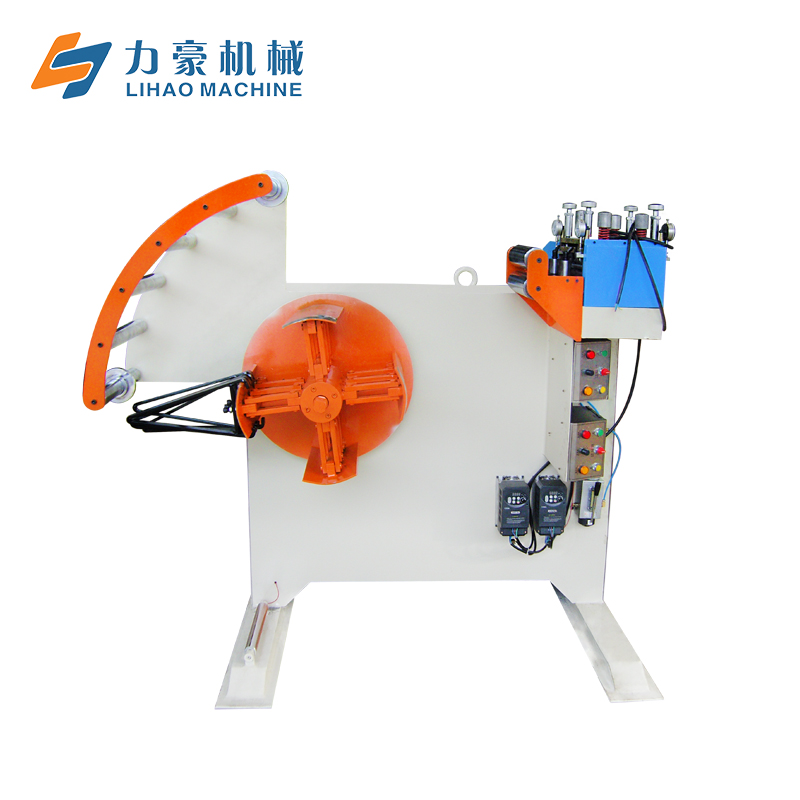 Metal Steel Strip Coil Decoiler Manual Uncoiler for Manufacturing Plant 3-5 Tons Motorized Straightener Leveling Machine