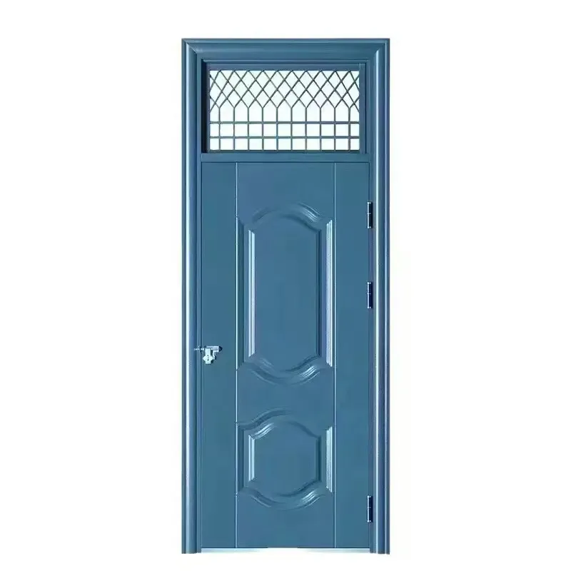 Customized Steeliness Modern Anti-Theft Security Door for School and Office Interior Use with Push-Pull Opening
