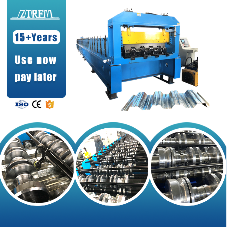 Galvanized Floor Decking Forming Machine Steel Deck Maker Machine Metal Deck Roll Forming Machine