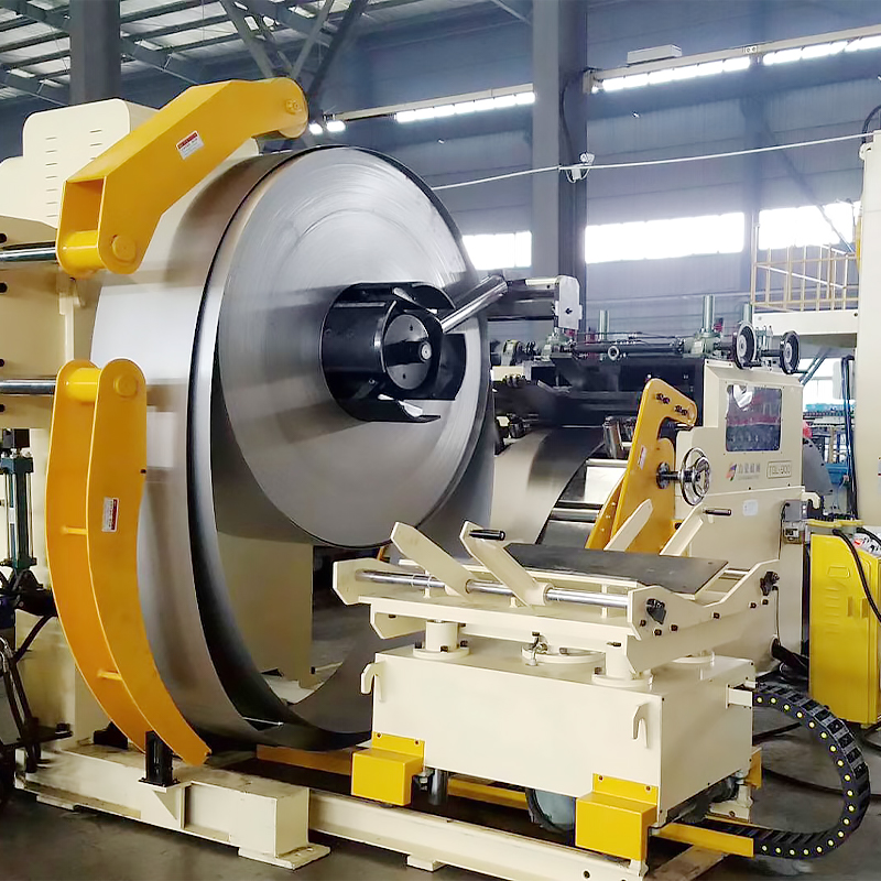 2 in 1 Uncoiler with Straightener Machine for Metal Steel Plate Straightening with Decoiler Sheet Uncoiling and Leveling Machine