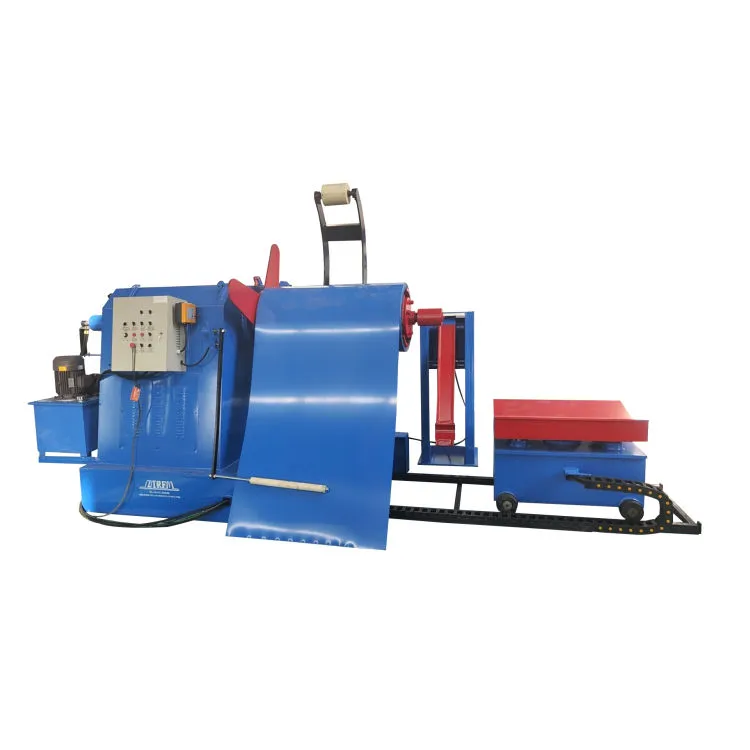 ZTRFM 5/7/8/10/15/20 Tons Provided Customized Hydraulic Decoiler with Loading Car Decoiling Machine