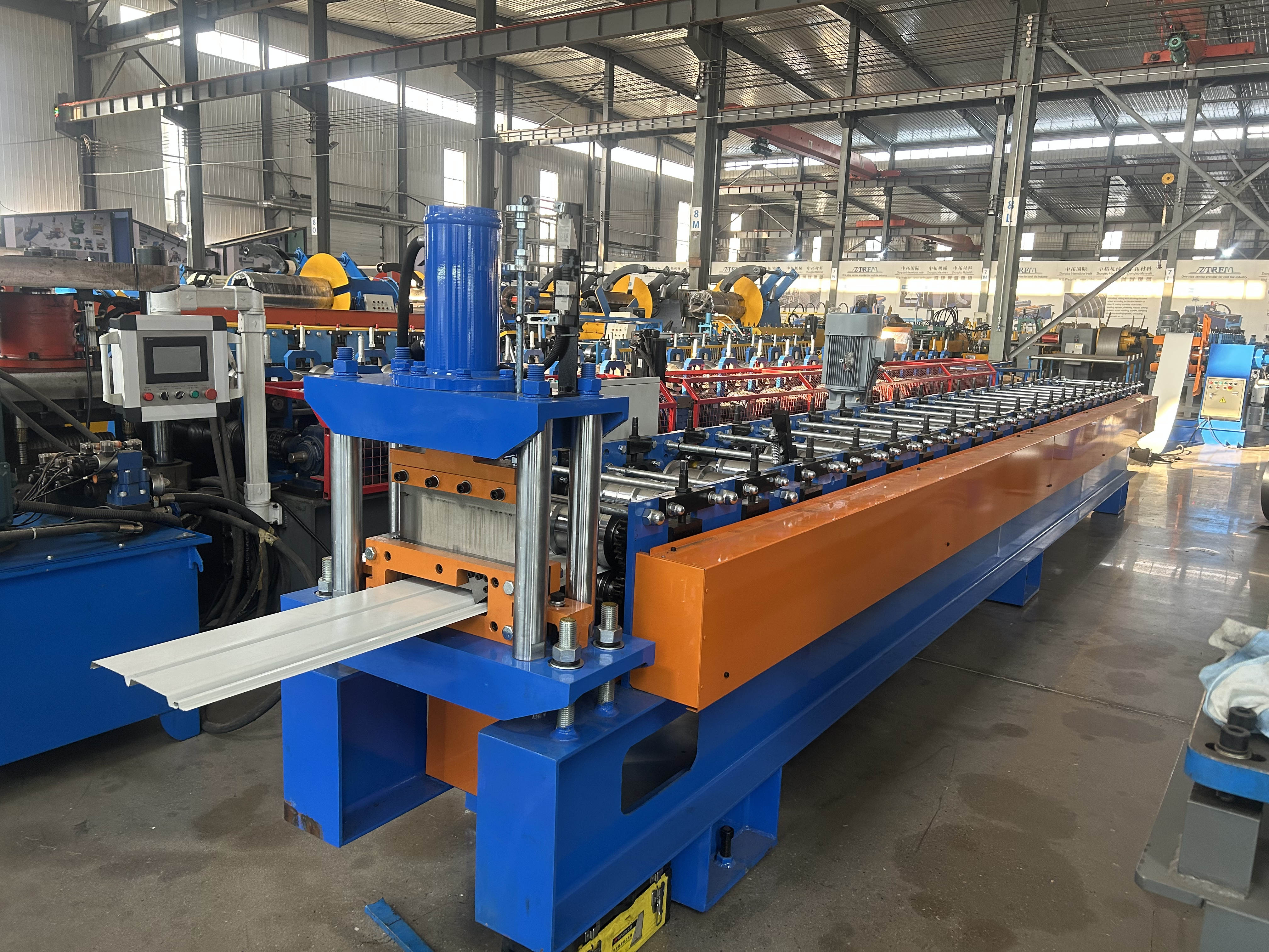 Metal Interior Cladding Wall Great Wall Panels Aluminum Decorative Fluted Steel Sheet Roll Forming Machine