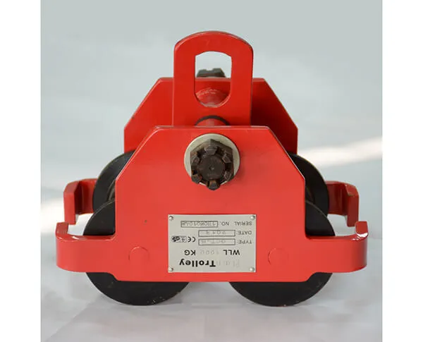 Manual Hand Push Trolley for Manual and Electric Block Chain Hoist Beam Trolley High Quality 100 lb
