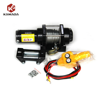2025 New 48V 4500lbs 6000lbs 12000lbs Capacity 12V/24V Powerful Synthetic Rope/ Wire Rope Durable Electric Winch