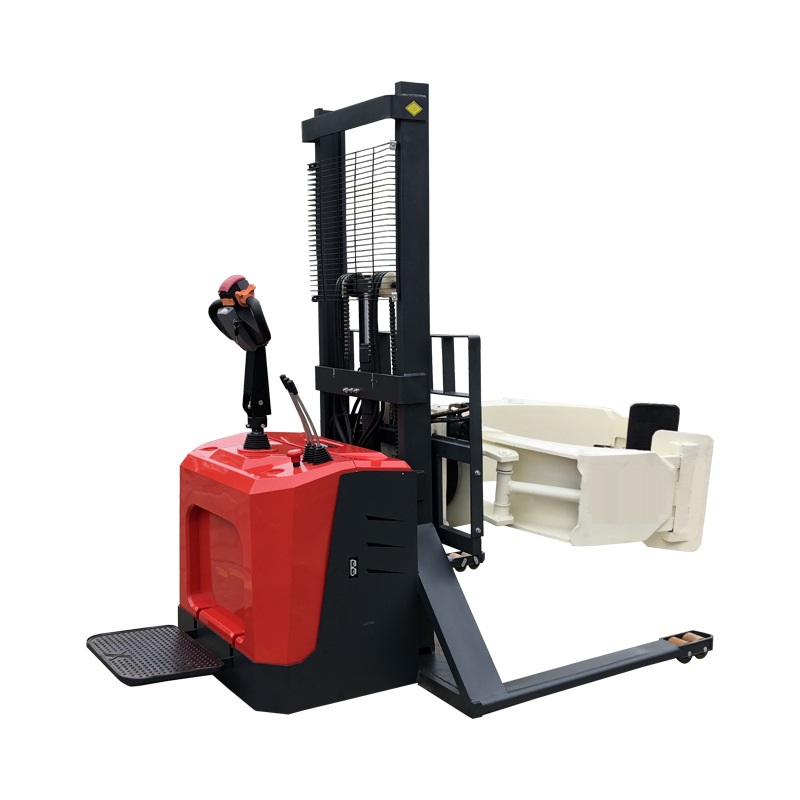 1ton Electric Bale Clamp Can Rotate 360 Degrees Lift Height 3Meter Forklift Attachments Multi Purpose Clamps Forklift Bale Clamp
