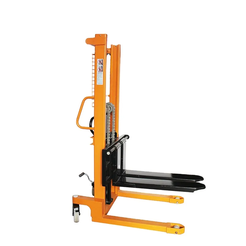 1.6m-3m 1ton 2ton 3ton Manual Pallet Hydraulic Lifting Hand Stacker Forklift Manual Hand Stacker Forklift 3000mm CTY-03+2500 mm+3 Ton